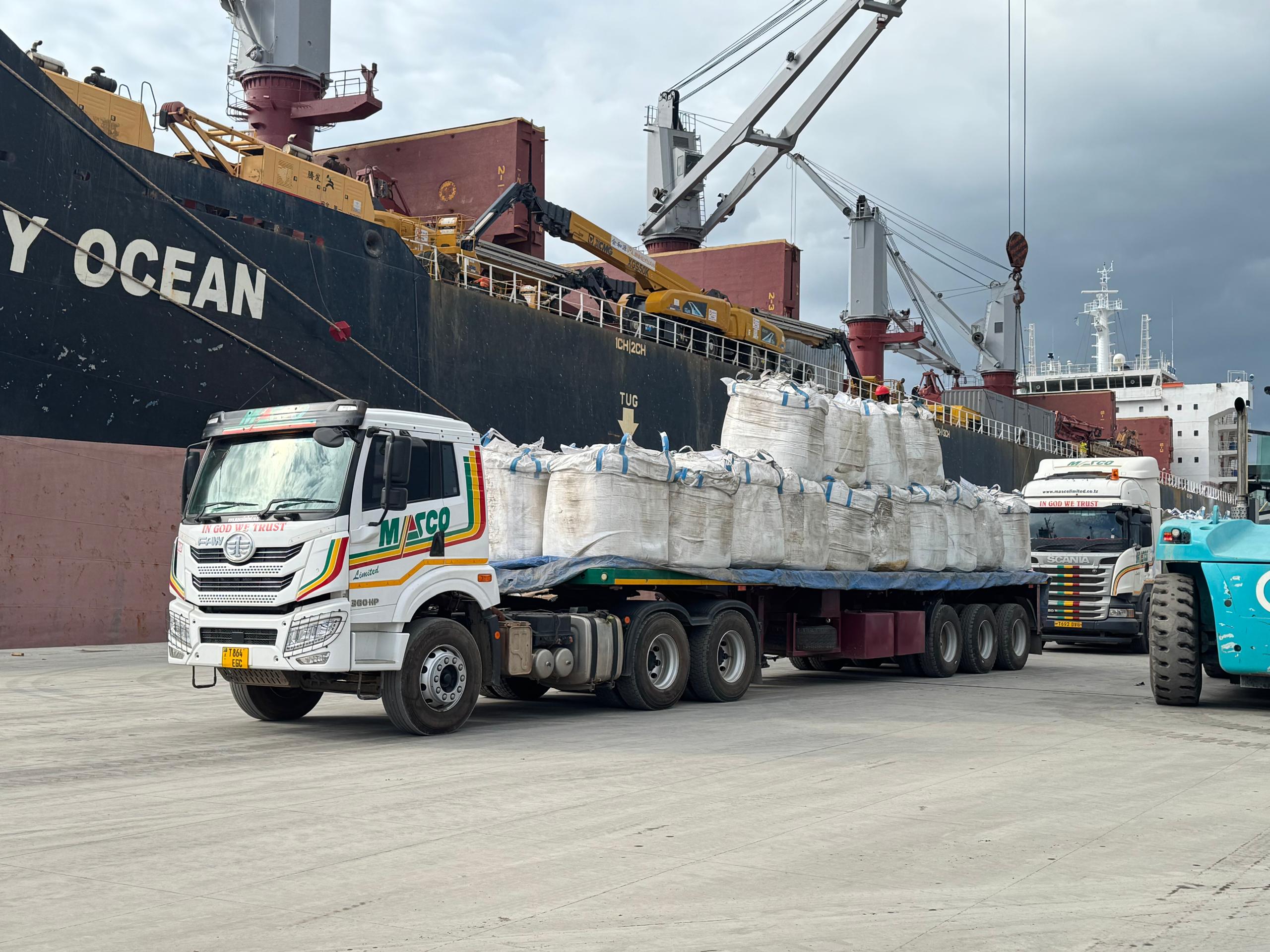 Masco Limited cargo operation at port